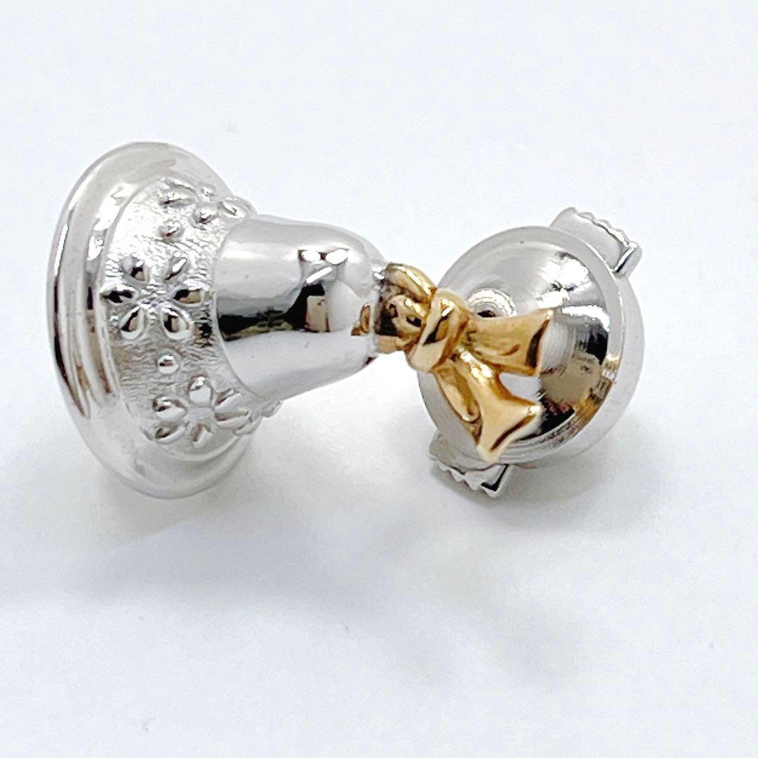 極美品✨田崎真珠　タサキ パール　K18 タイピン　ピンブローチ ベル