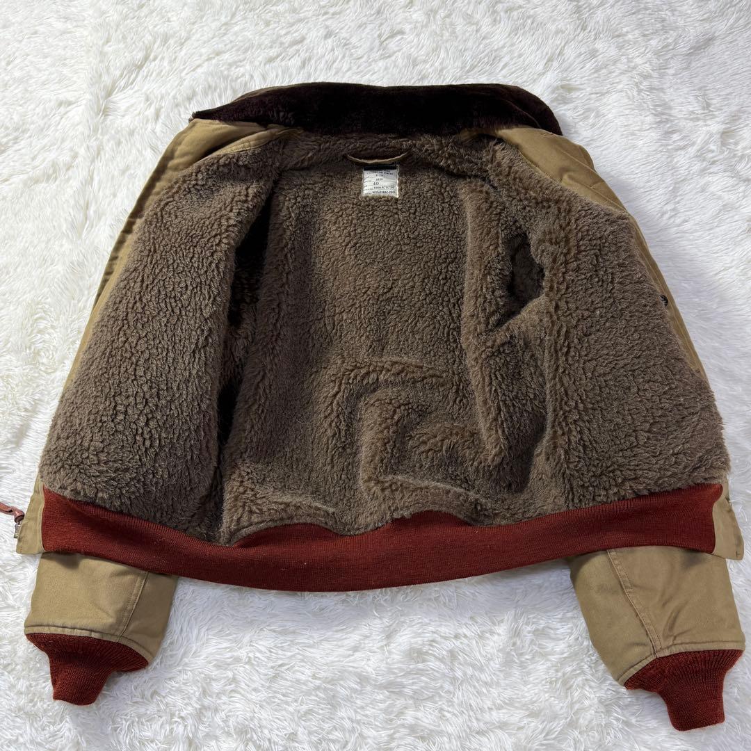 【レア】バズリクソンズ COLVINEX B-15 フライトジャケット 赤リブ