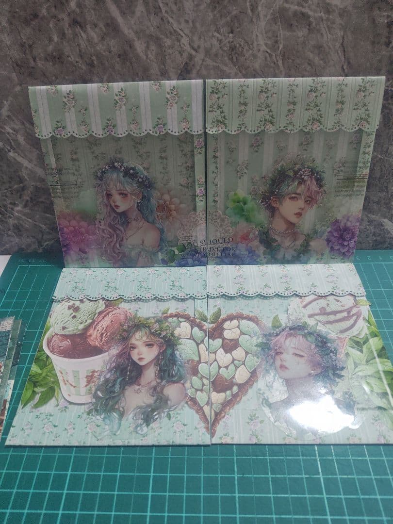 窓付き平袋4枚セット