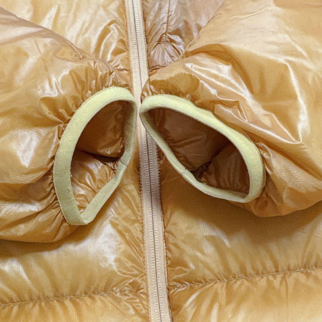 【美品】NANGA ナンガ ダウンジャケット Sサイズ マスタード ふわふわ