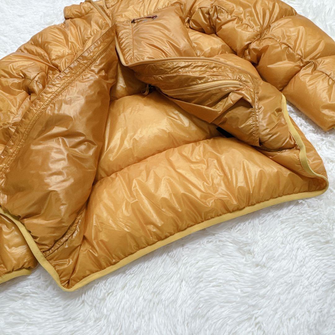 【美品】NANGA ナンガ ダウンジャケット Sサイズ マスタード ふわふわ