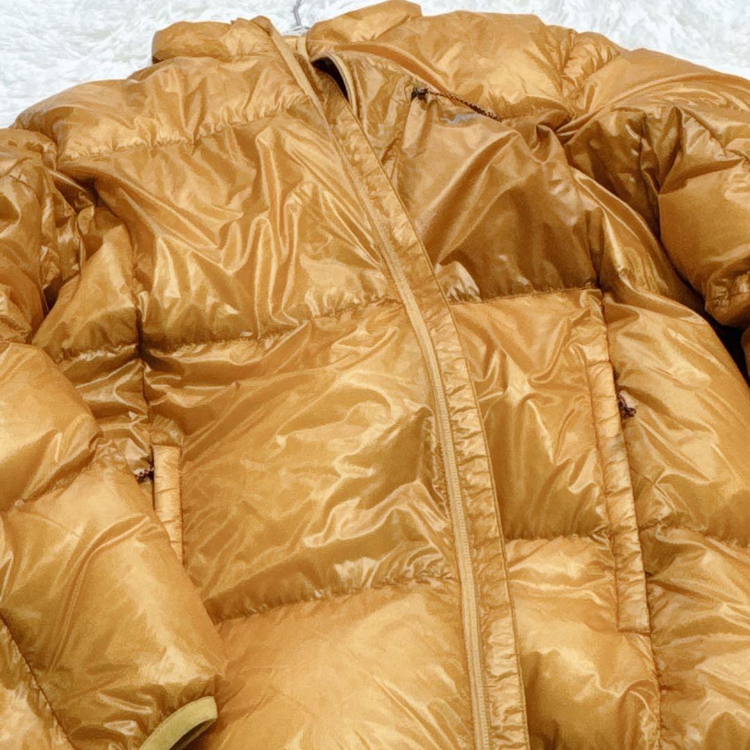 【美品】NANGA ナンガ ダウンジャケット Sサイズ マスタード ふわふわ