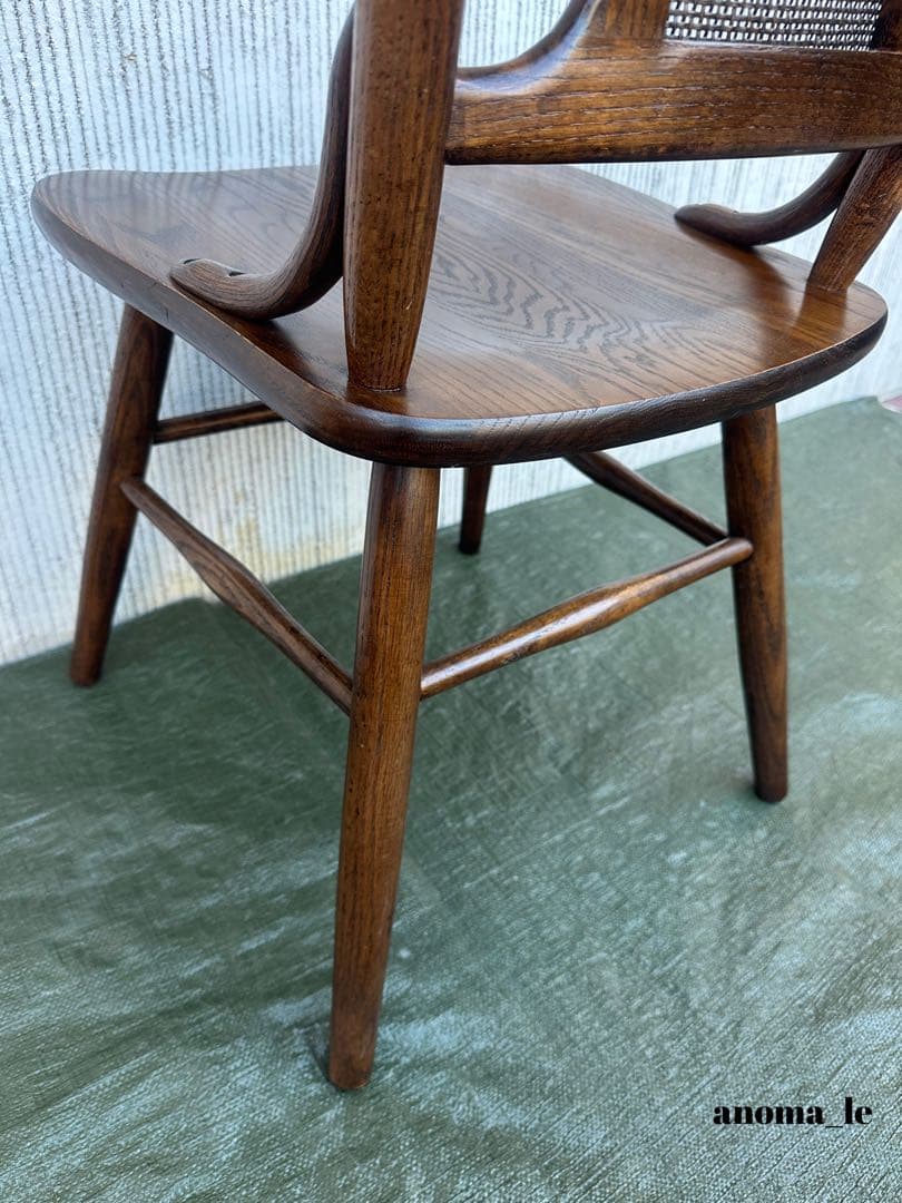 【ダイニングチェア】1　Shin　Lee　シンリー　ラタンバックチェア◎