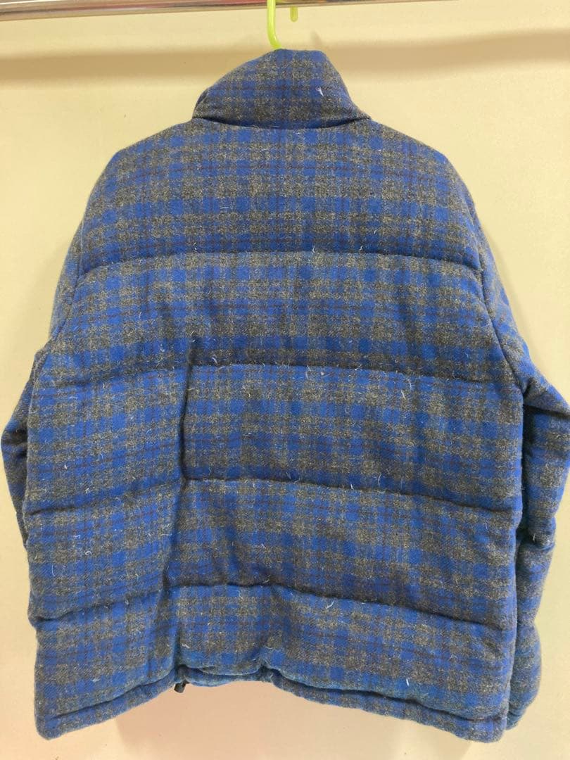 ジュンヤワタナベマン　モンクレールコラボダウン　チェックウール