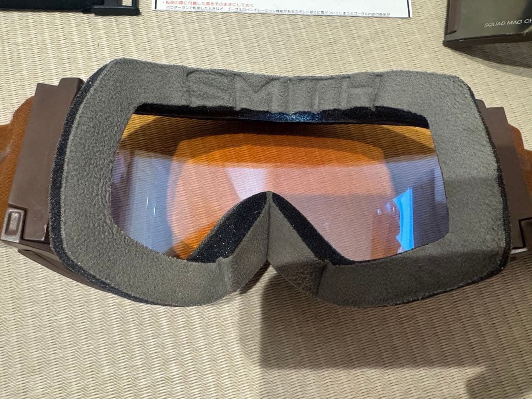 廃盤カラー】Smith スカッドマグ Sepia Luxeスペアレンズ