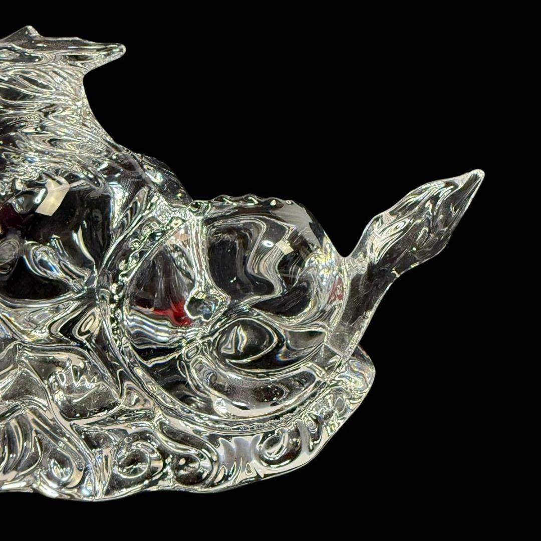 【未使用】Baccarat 干支 辰 クリスタルガラス フィギュリン 置物元箱付