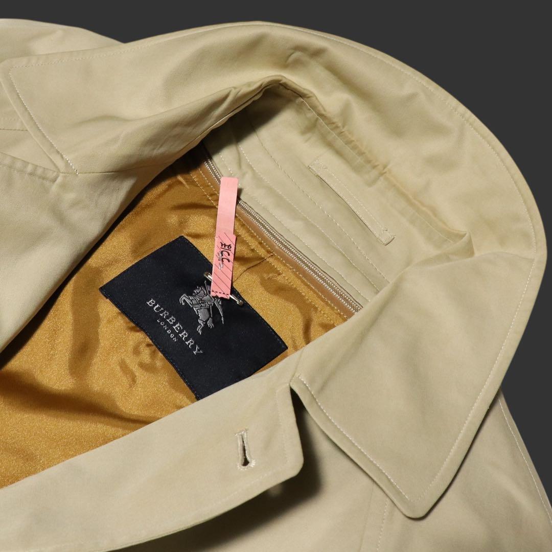 BURBERRY★ノバチェック カシミヤ ライナー★ステンカラーコート★165