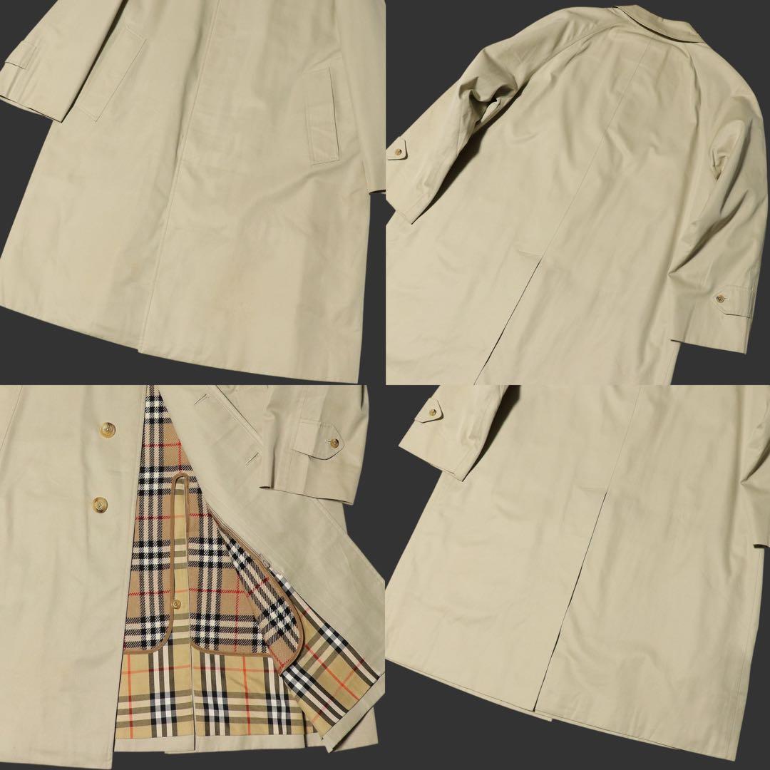 BURBERRY★ノバチェック カシミヤ ライナー★ステンカラーコート★165