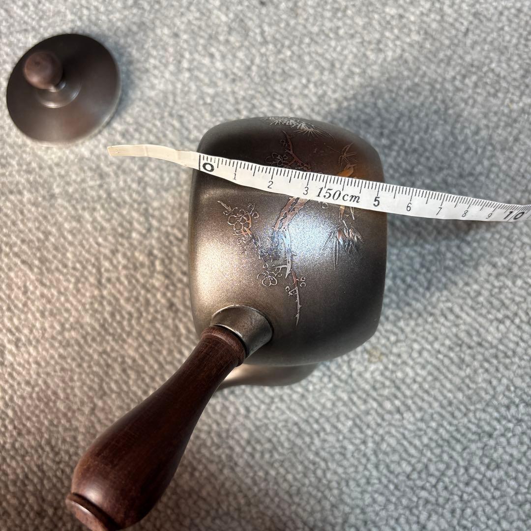 錫器 急須＆茶壺 桐箱付き 未使用品 後藤銅器店