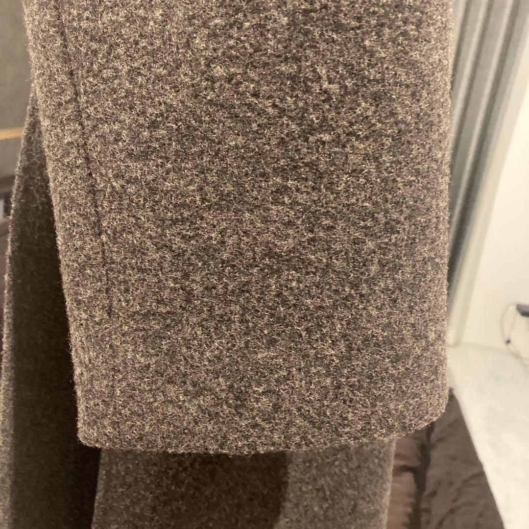 anuans リバーロングチェスターコート （CHARCOALGREY）