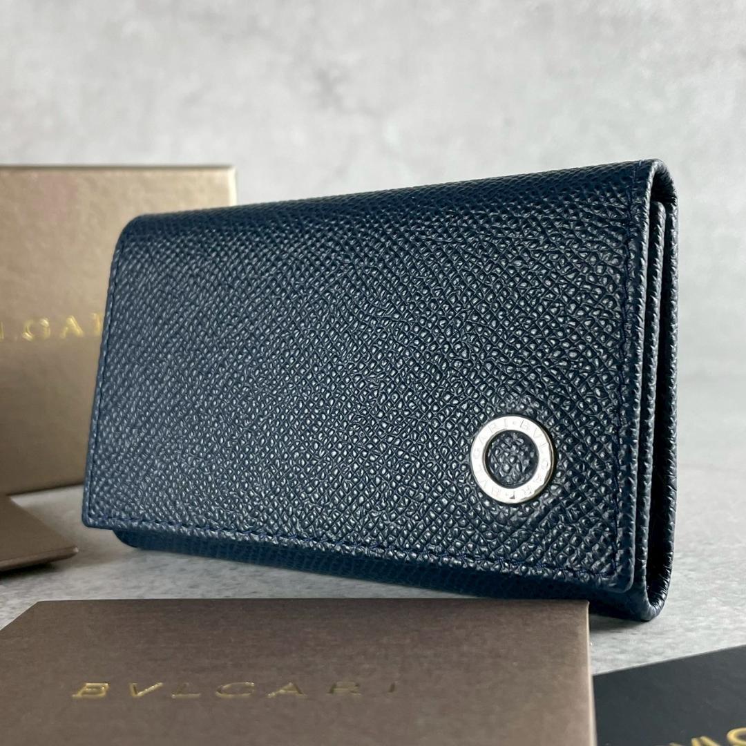 未使用✨IC搭載 BVLGARI ブルガリ マン ビーゼロワン 6連キーケース
