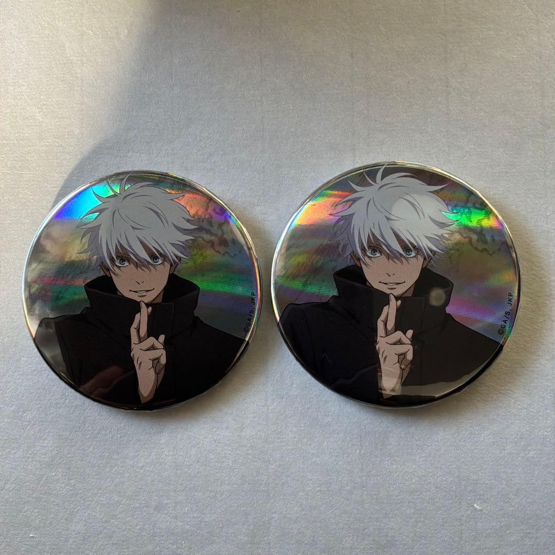 呪術廻戦 五条悟 缶バッジ climax 渋谷事変 2点セット - メルカリ