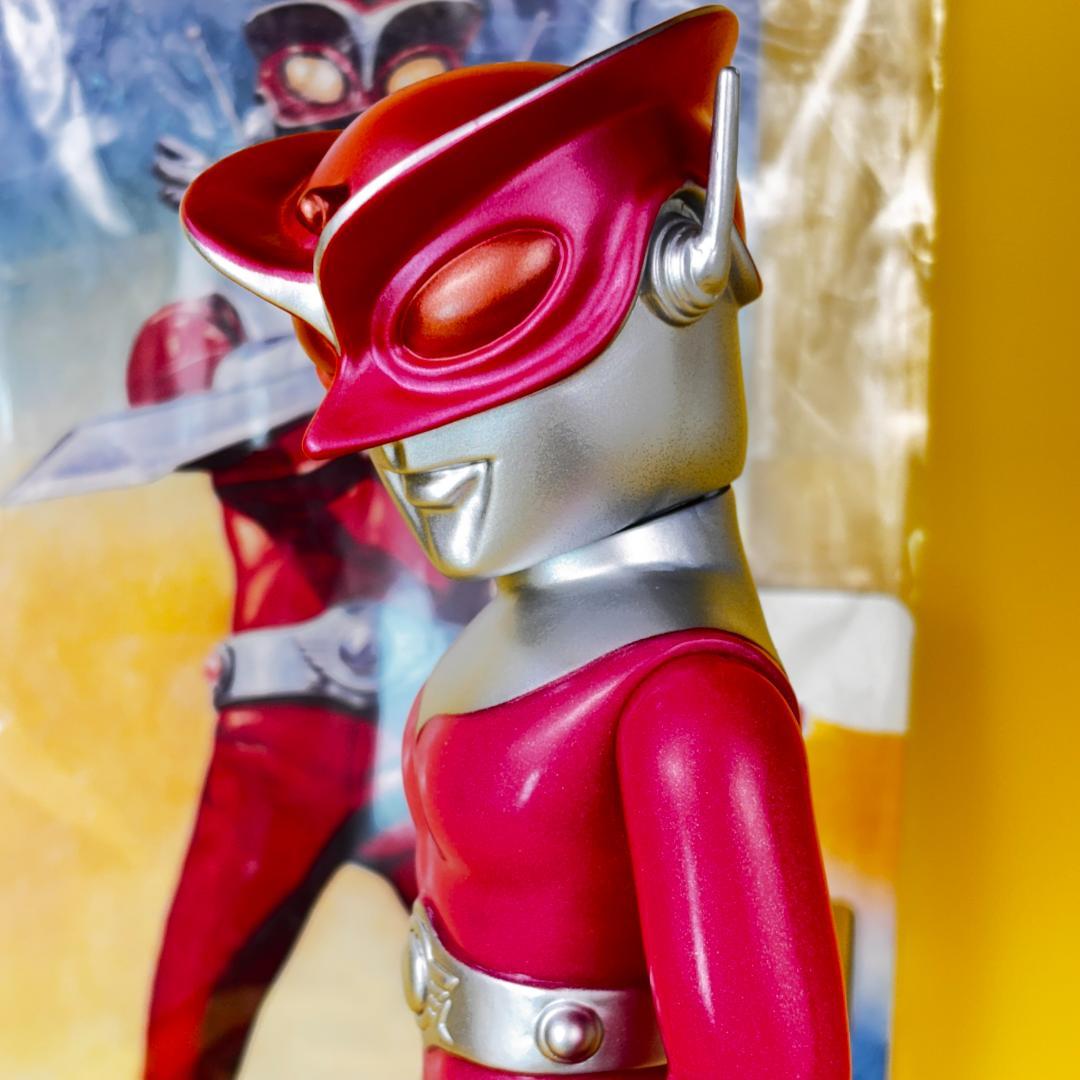 ブルマァク レッドマン面脱着可 二期版 (レッド剣付き) 300mm レッド