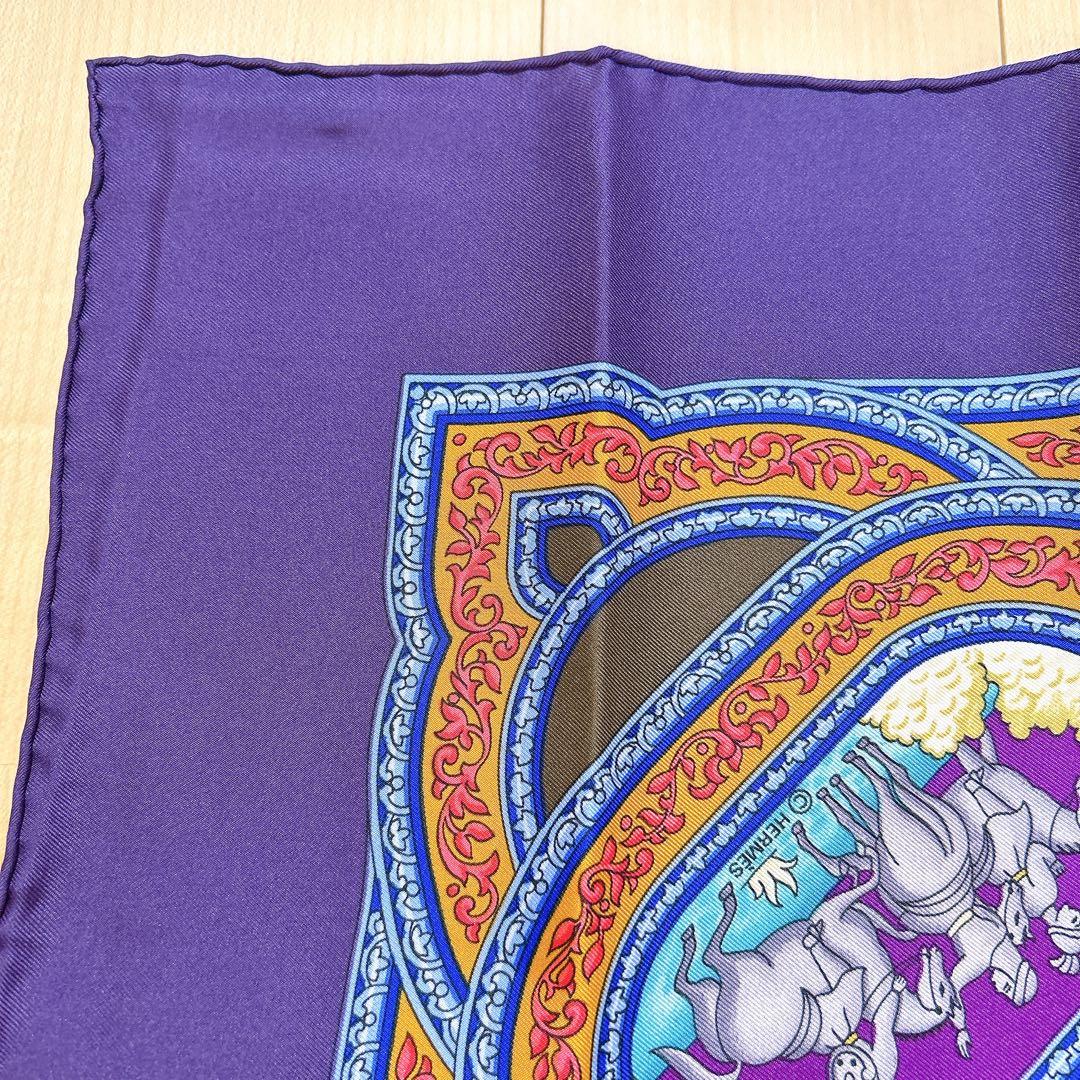 【専用】HERMES エルメス カレ 90 QALAMDAN カラムダン シルク