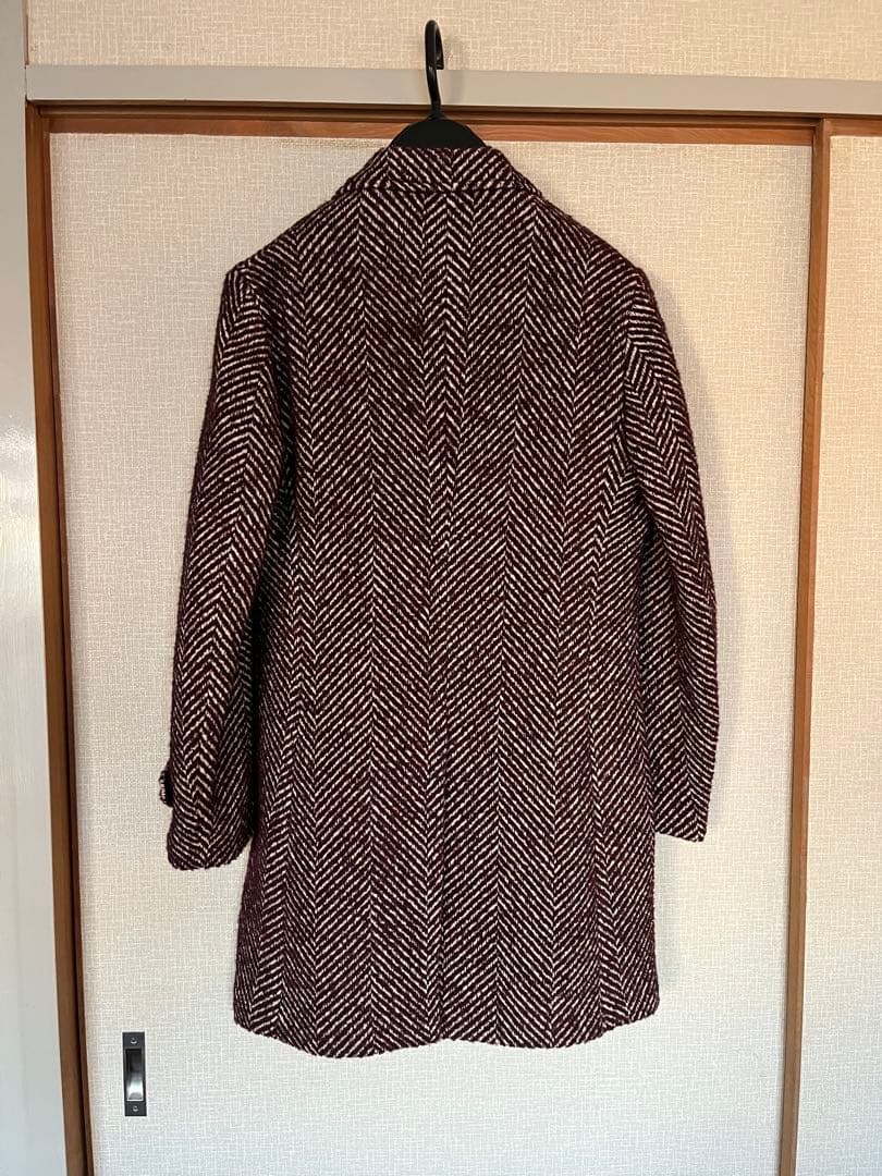 mittea　トルネードマート∴ビッグヘリンボンループツィードコート新品