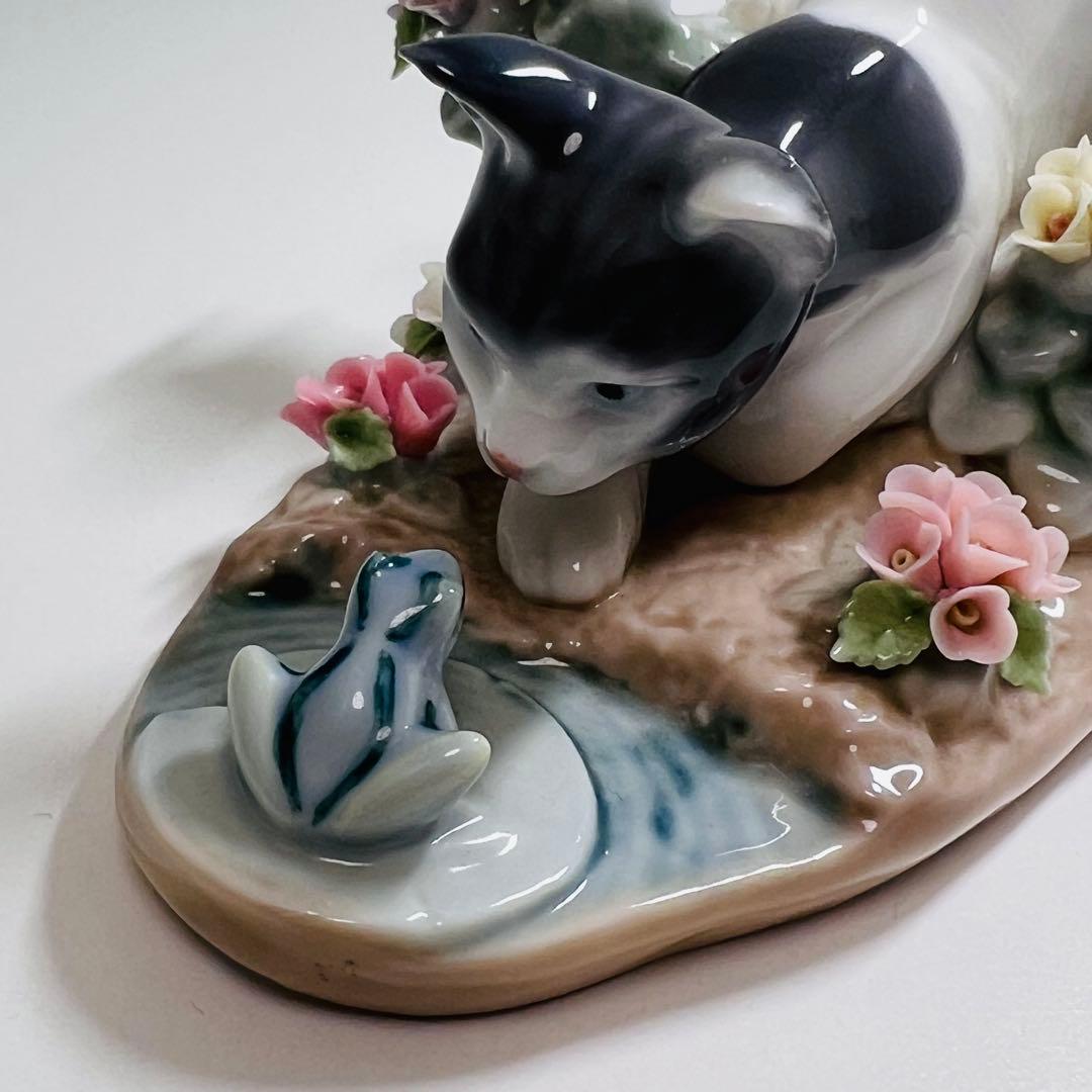 希少 共箱あり LIADRO KITTY CONFRONTATION にらみ合い