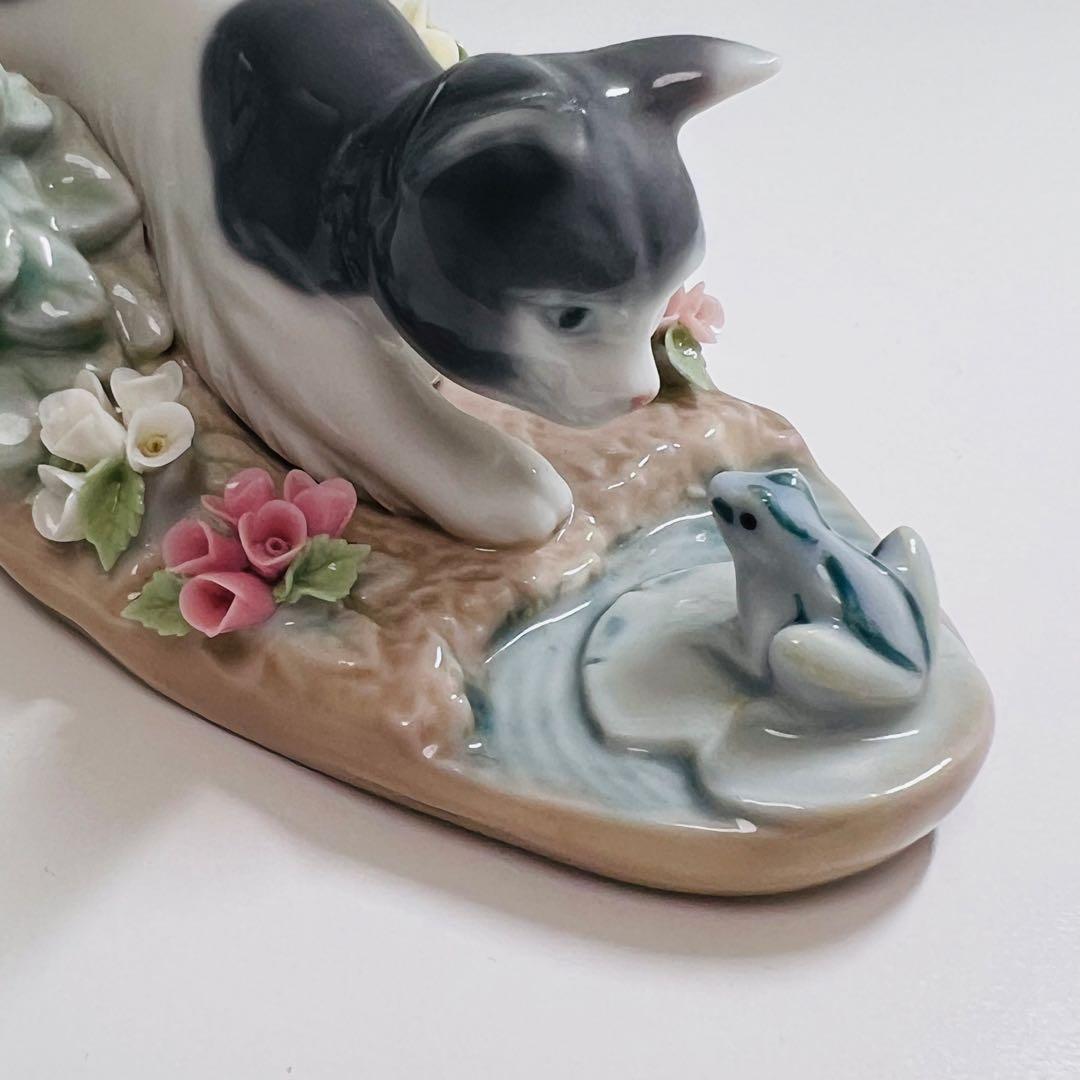 希少 共箱あり LIADRO KITTY CONFRONTATION にらみ合い