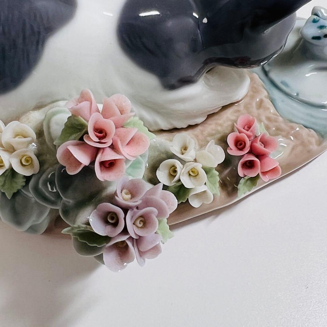 希少 共箱あり LIADRO KITTY CONFRONTATION にらみ合い