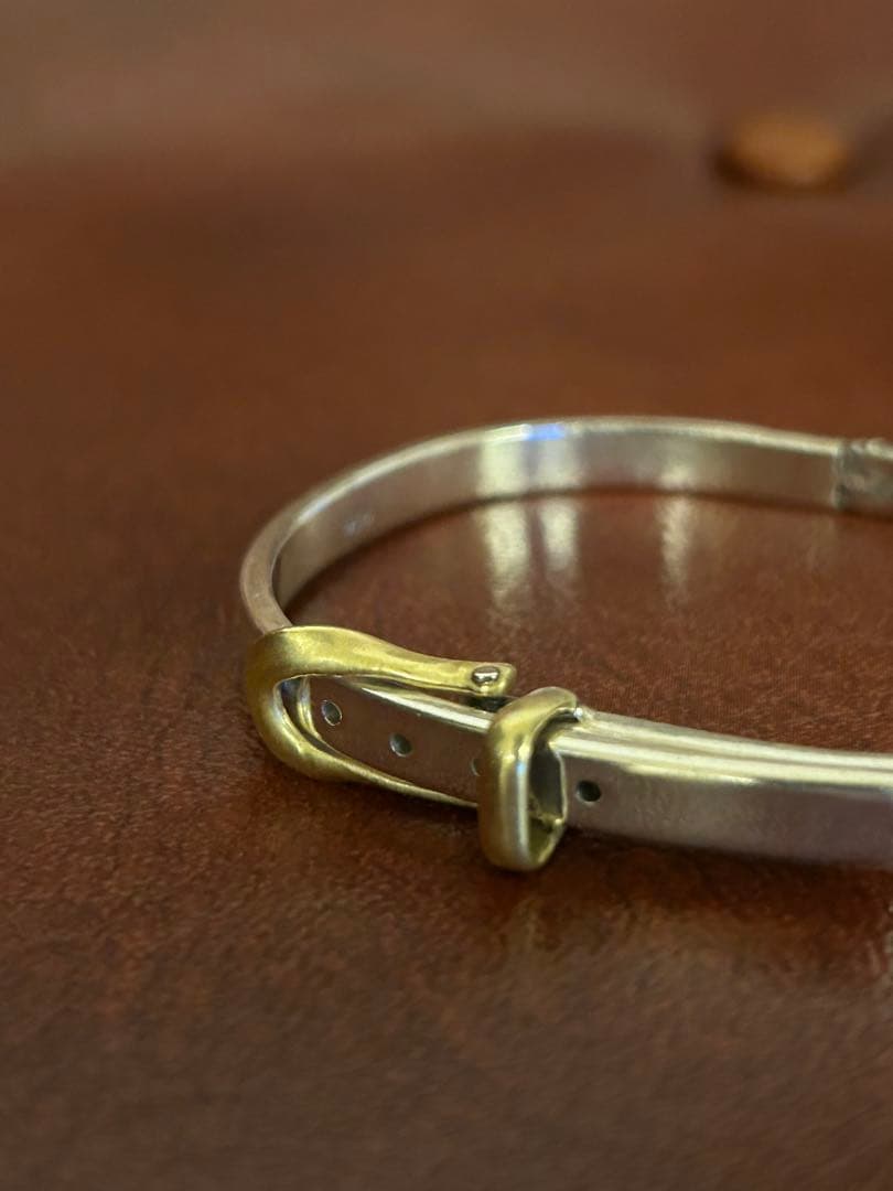 アクセサリー VINTAGE Mexican belt bangle silver925