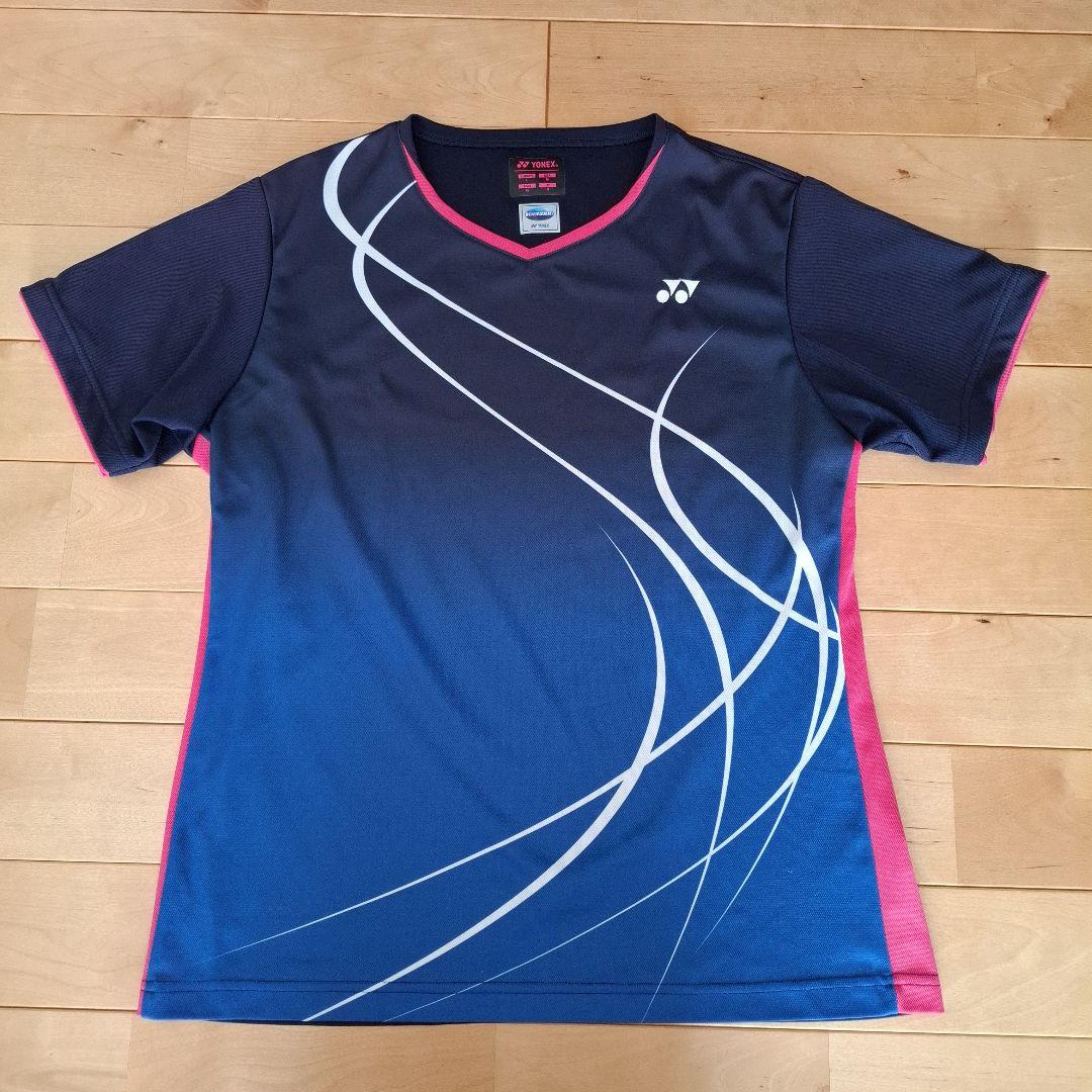 YONEX very cool ネイビー ピンク ユニフォーム Oサイズ - メルカリ