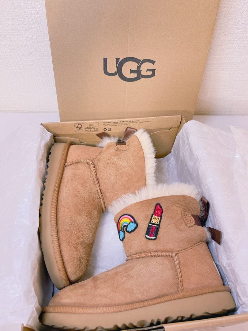 トトロン　ugg ムートンブーツ　18.5cm⭐︎レア