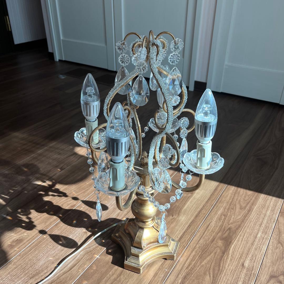 スツール オットマン シャンデリアランプ3点 引き取り限定 www