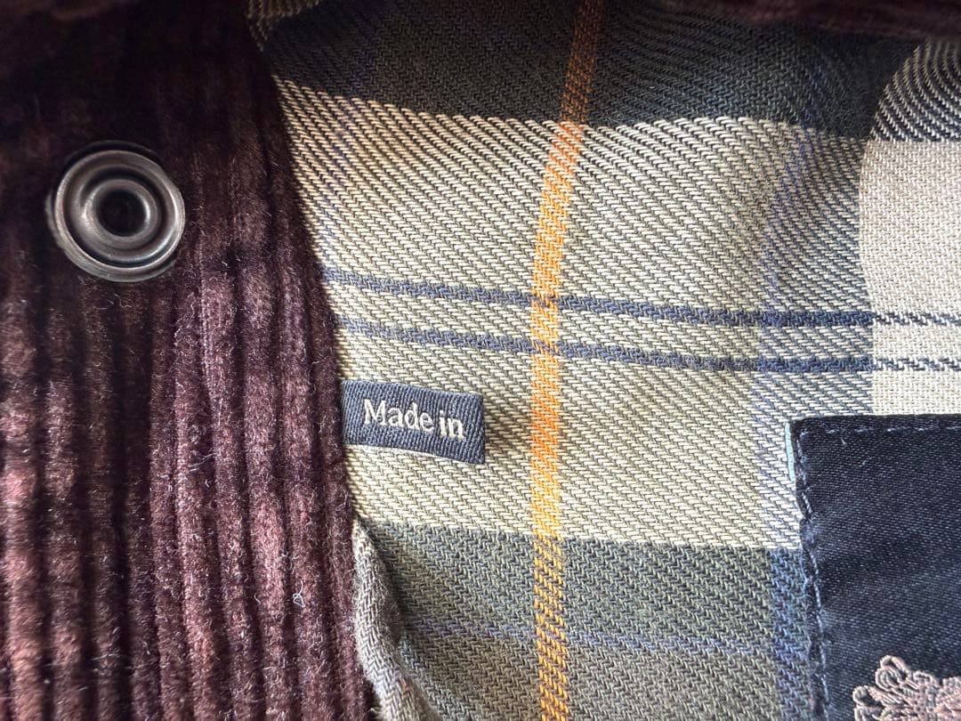 Barbour トランスポートwaxフード付き　セージ38