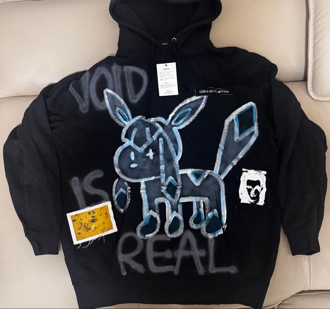 guernika ポケモンコラボ グレイシア パーカー ゲルニカ XXL 黒 - メルカリ