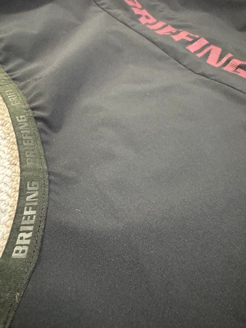 【美品】BRIEFING ブラック M ウィンドウベスト BRG213M16