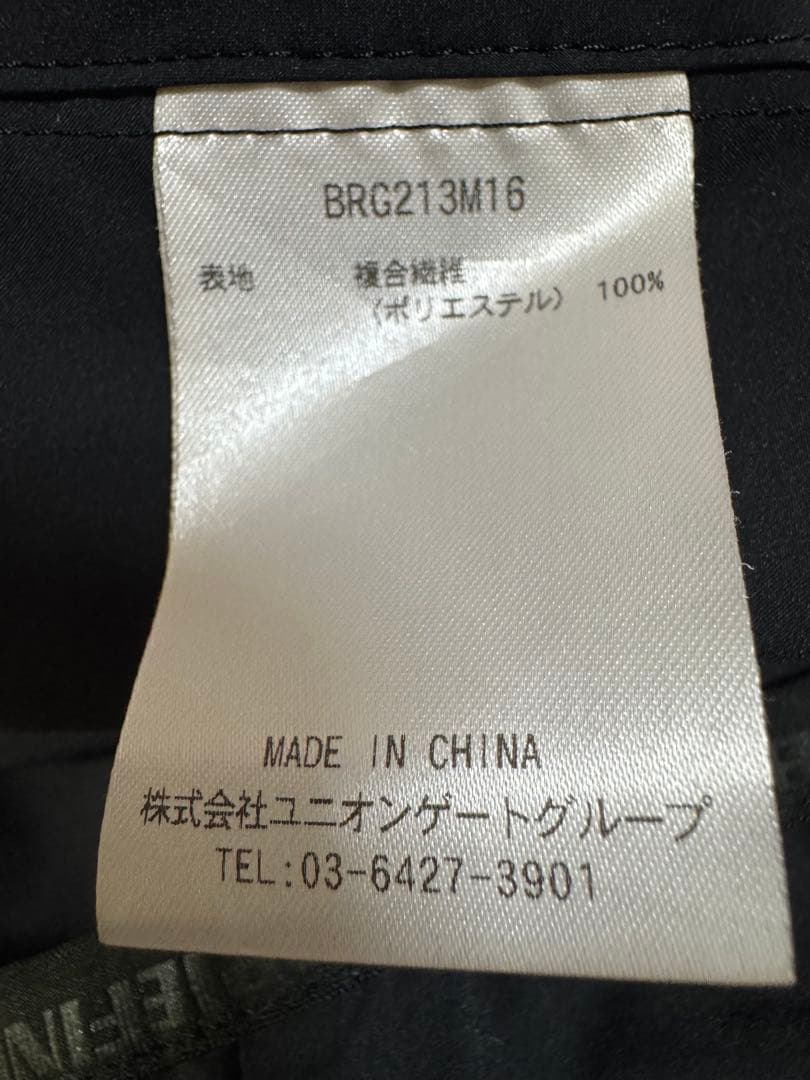 【美品】BRIEFING ブラック M ウィンドウベスト BRG213M16