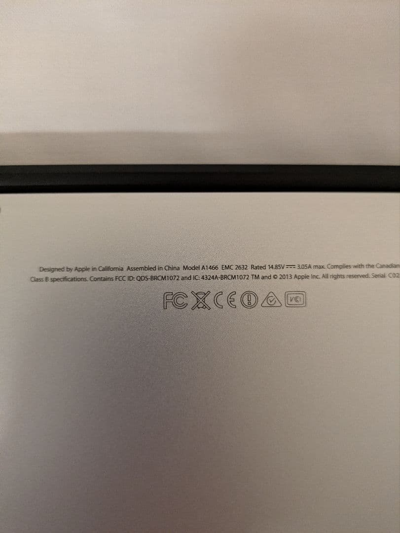 美品★MacBook Air (13-inch, Mid 2013) A1466