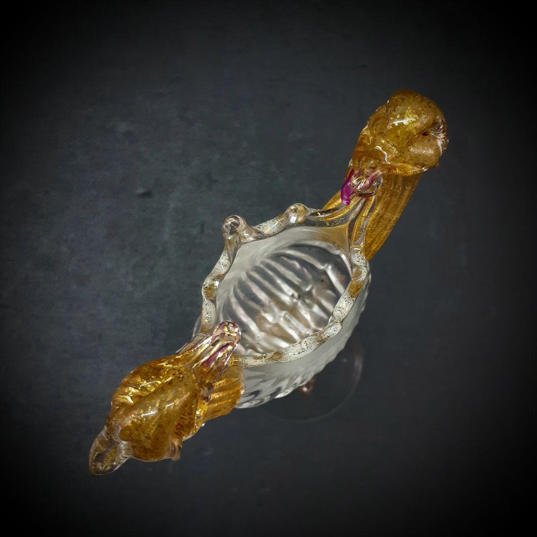 MURANO La Fenice ムラノ ラ フェニーチェ 双頭 ドラゴングラスの通販