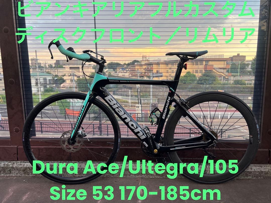 ビアンキアリア　Bianchi Aria フルカスタム 電動シフター　ディスク