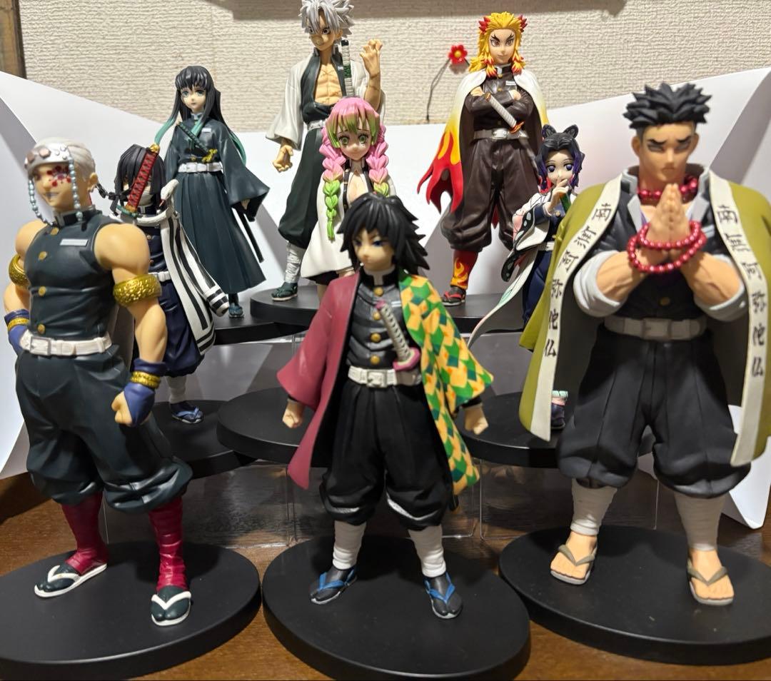 鬼滅の刃 柱 フィギュア9体+おまけ - メルカリ