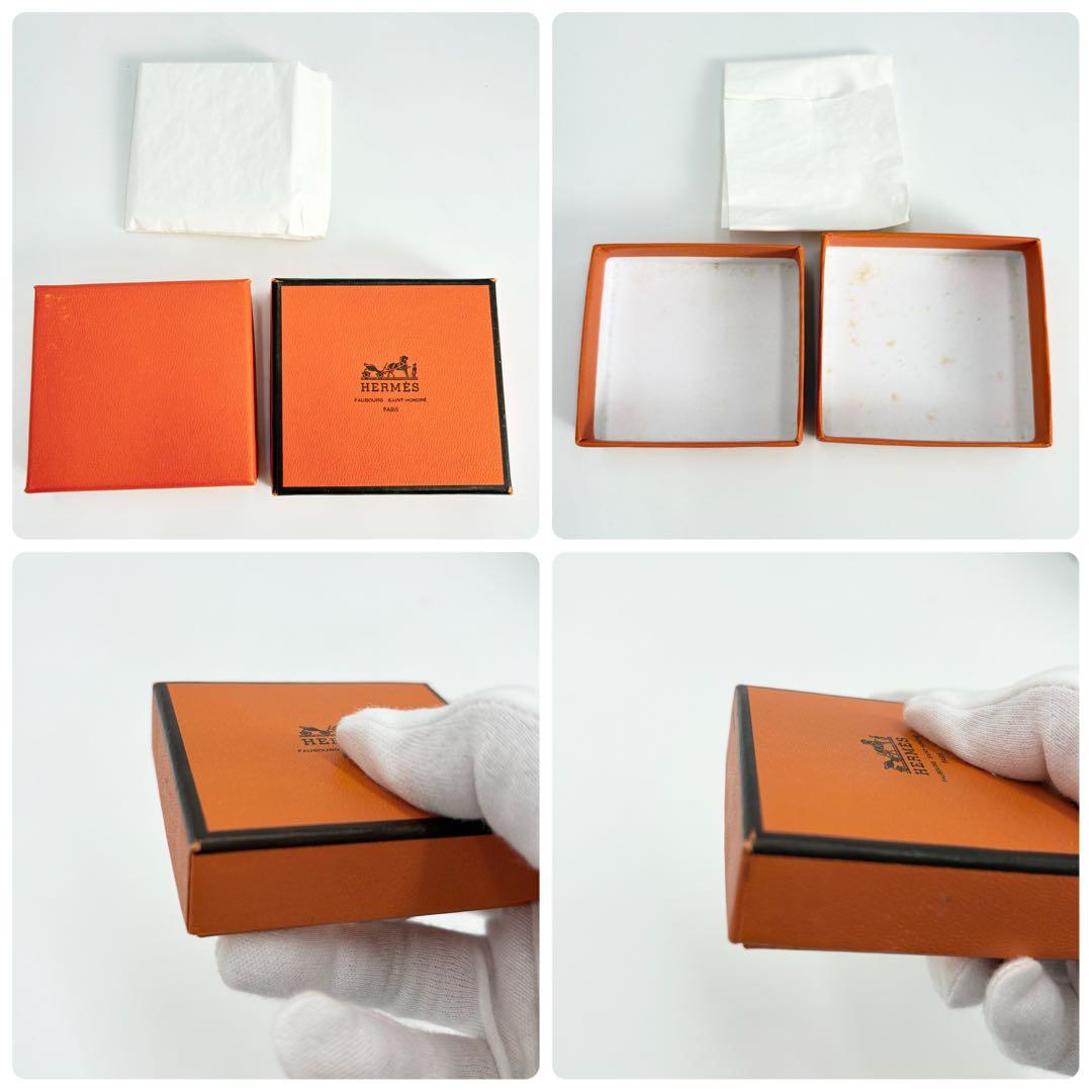 【希少美品】エルメス セリエ スカーフリング シルバー 廃盤品 箱・ショッパー付