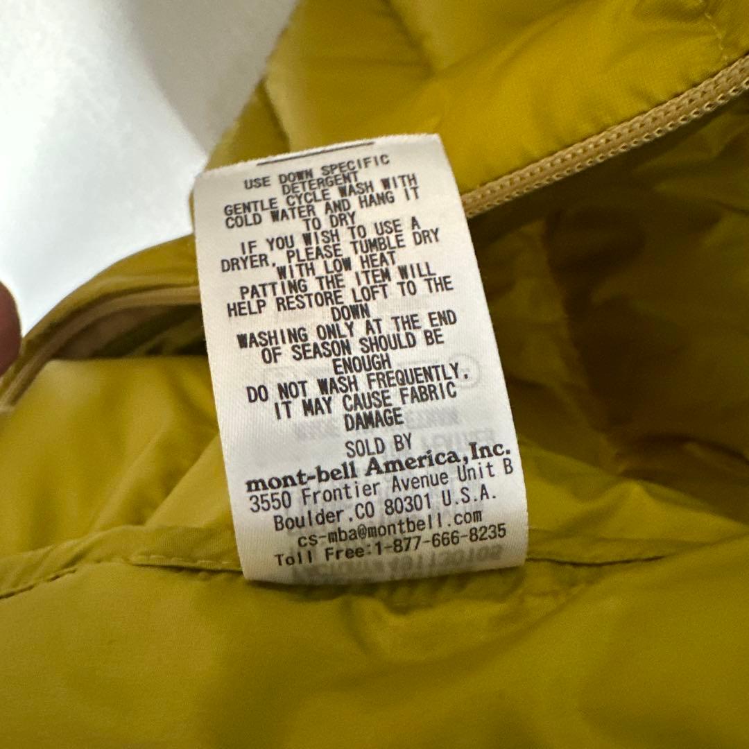 mont-bell ダウンジャケット