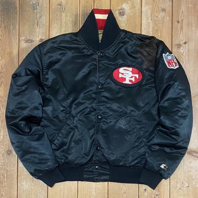 長瀬智也さん着 STARTER NFL 49ers リバーシブル スタジャン - メルカリ