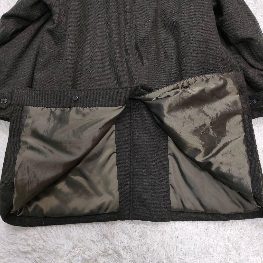 近年モデル ビームス カシミアMix EASY COAT ロング ステンカラー