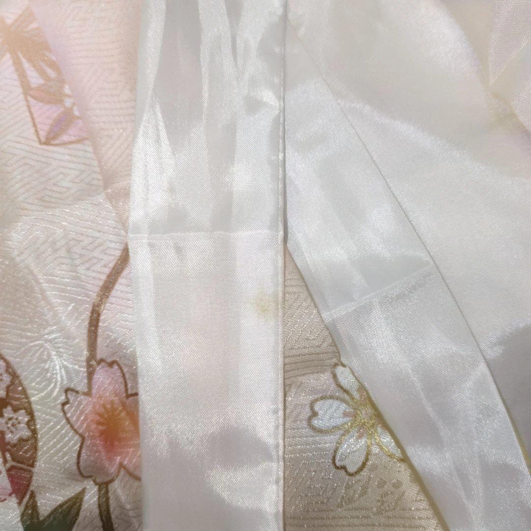 七五三 3歳 女の子 着物 被布 淡桃の恋詩 くすみカラー キョウエツ