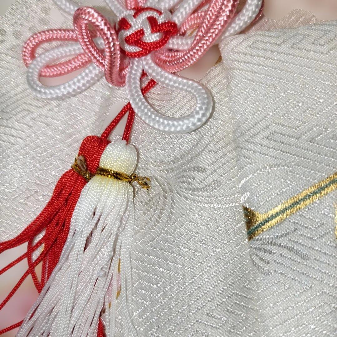 七五三 3歳 女の子 着物 被布 淡桃の恋詩 くすみカラー キョウエツ