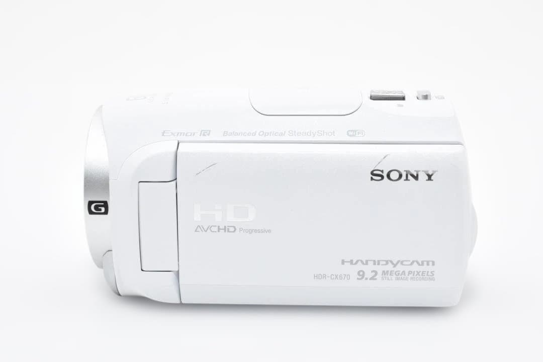☆美品　SONY　ソニー　HDR-CX670　元箱、備品完備　NO.609☆
