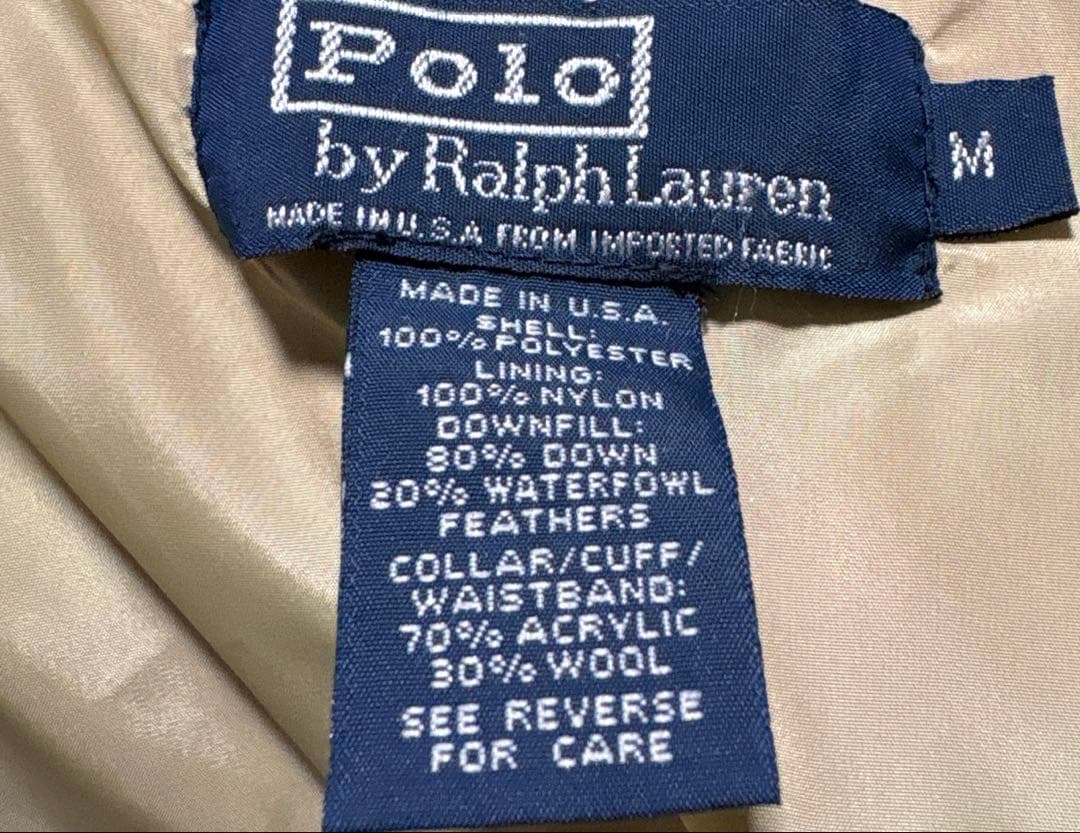 Special 90s ラルフローレン　ダウンジャケット 肉厚　USA製　短丈