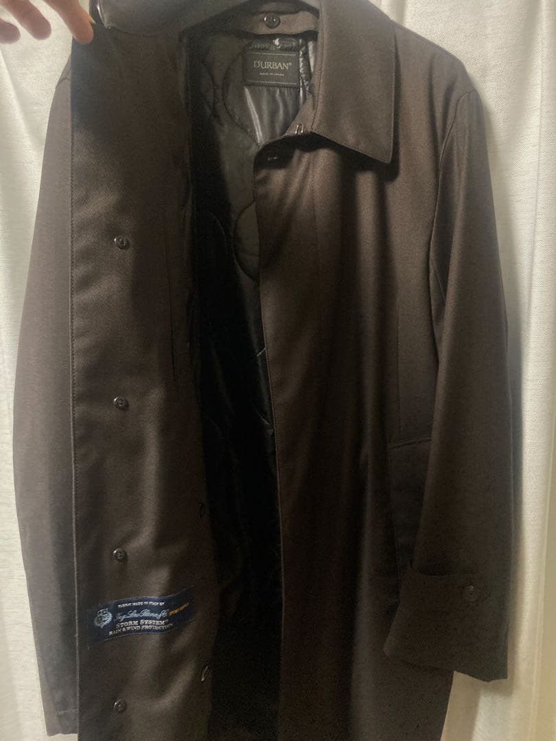 D'URBAN 定価15万　極美品　ライナー付ステンカラーコート　ロロピアーナ
