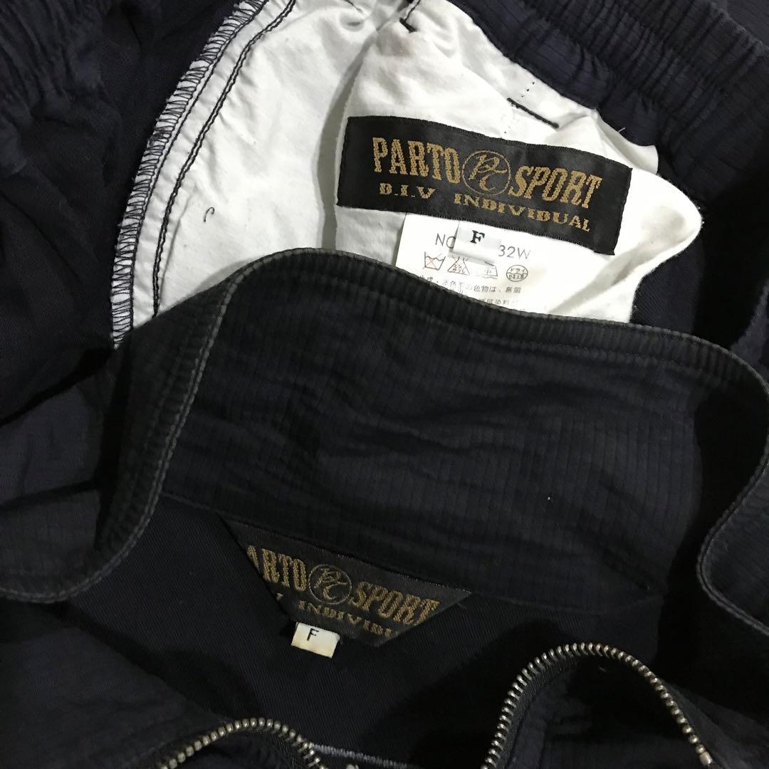 PARTO SPORT 刺繍 セットアップ ヴィンテージ ネイビー フリー - メルカリ