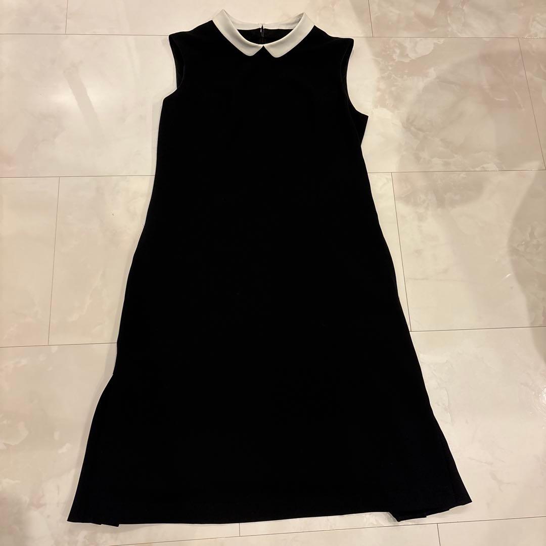 パールです ルネ 襟付きお上品ワンピース 34サイズ