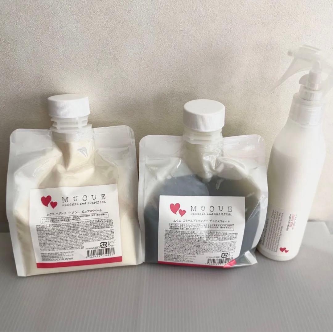 ムクエ　ピュアスウィート　スキャルプシャンプートリートメント