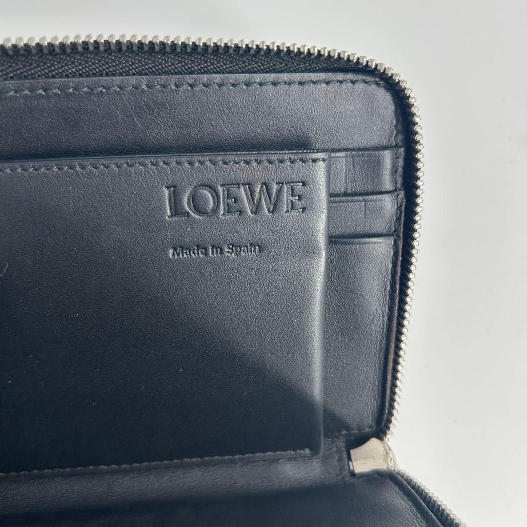 美品】ロエベ 長財布 L字ファスナー リピートアナグラム ネ