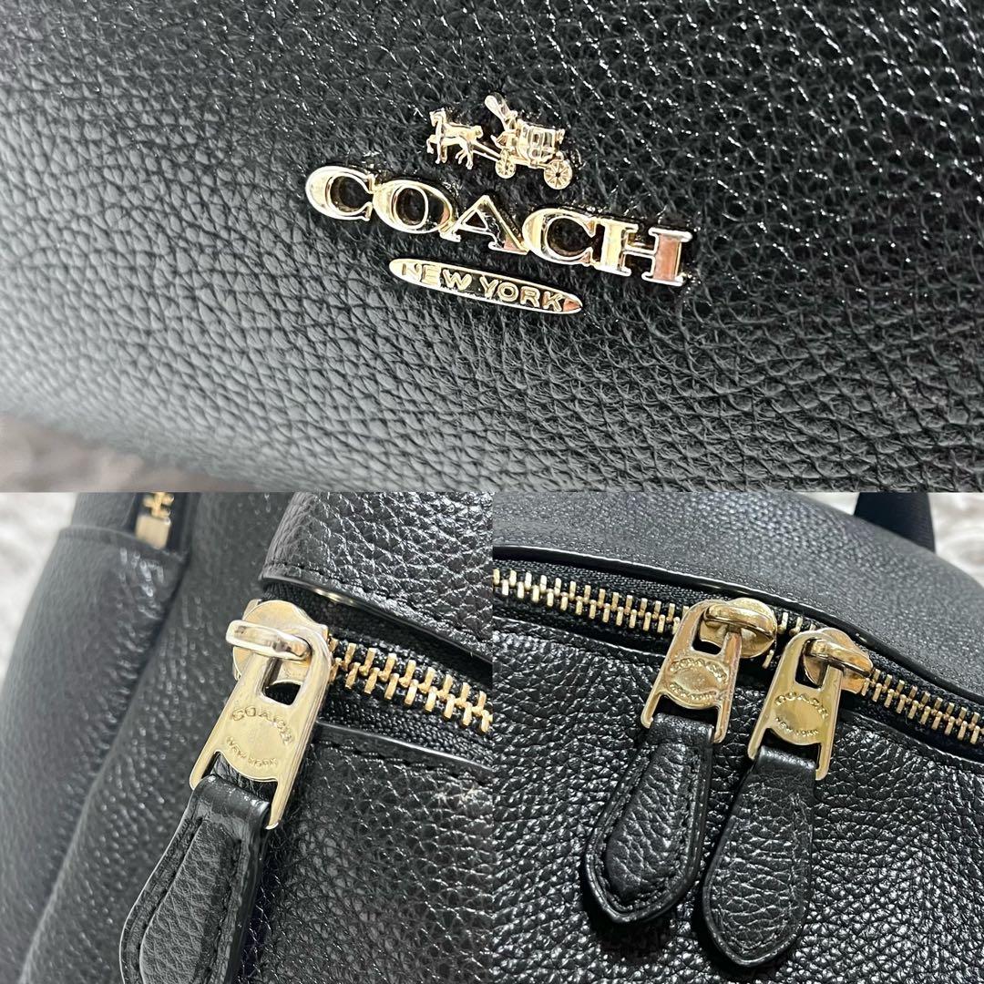 COACH チャーリー バックパック リュック F38288 牛革 ブラック