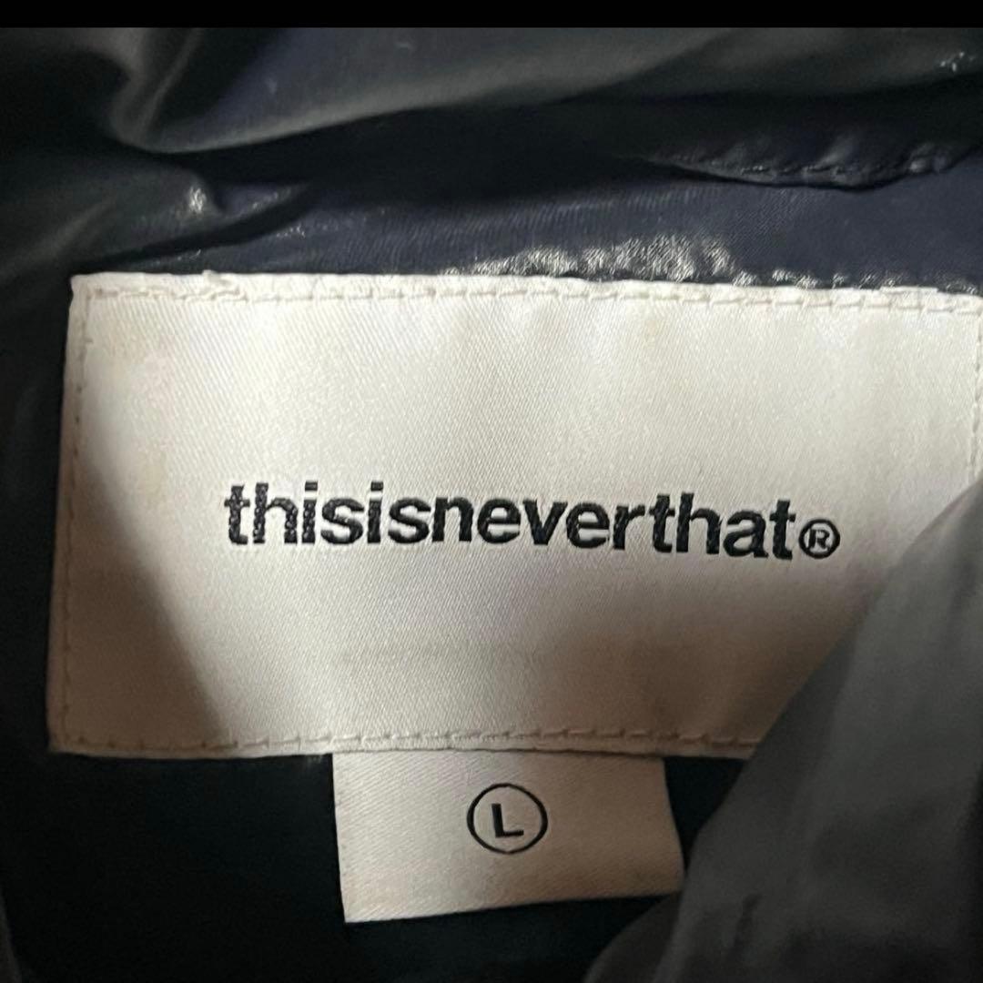 thisisneverthat PERTEXダウンジャケット　未使用級　Lサイズ