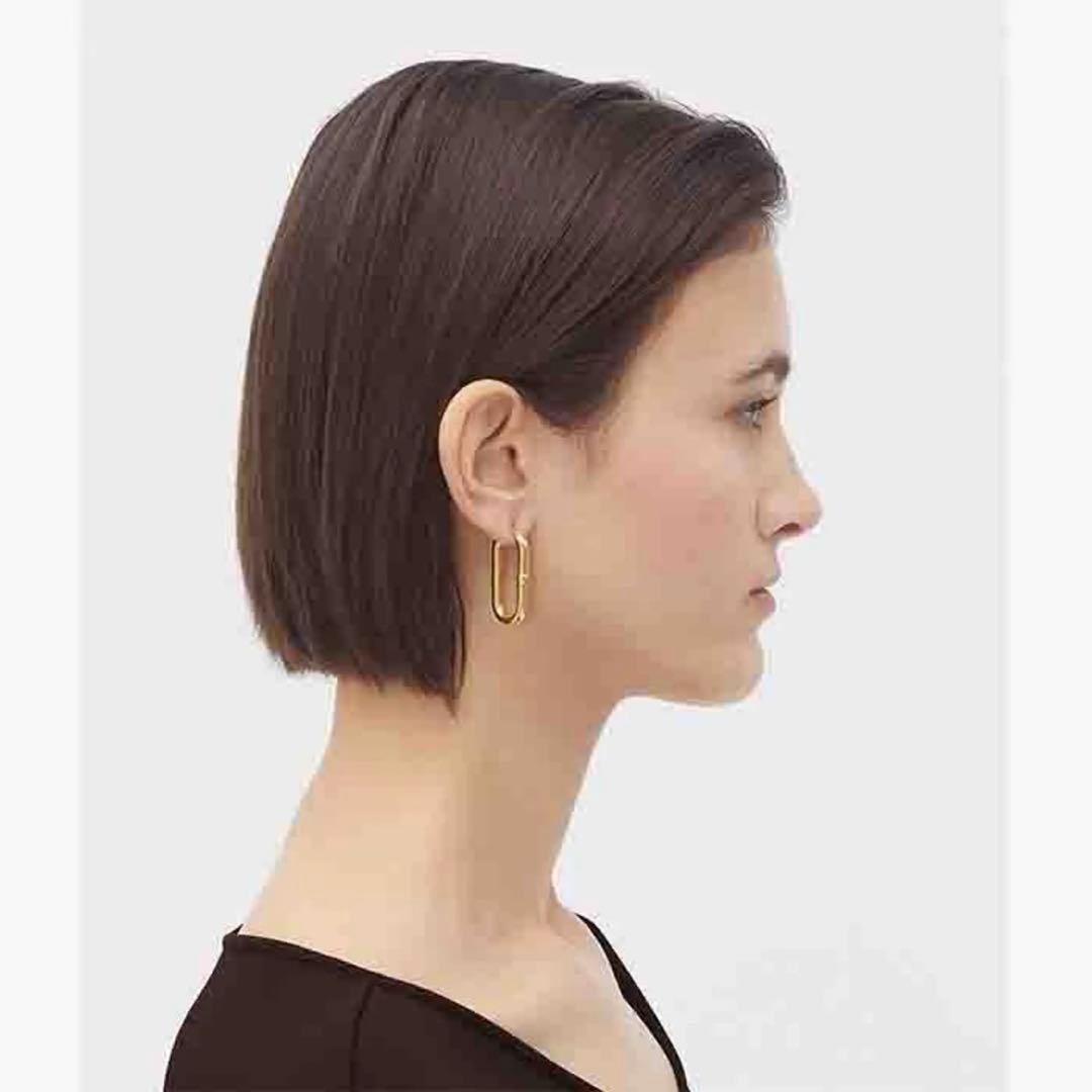 BOTTEGA VENETA ゴールド フープピアス　片耳